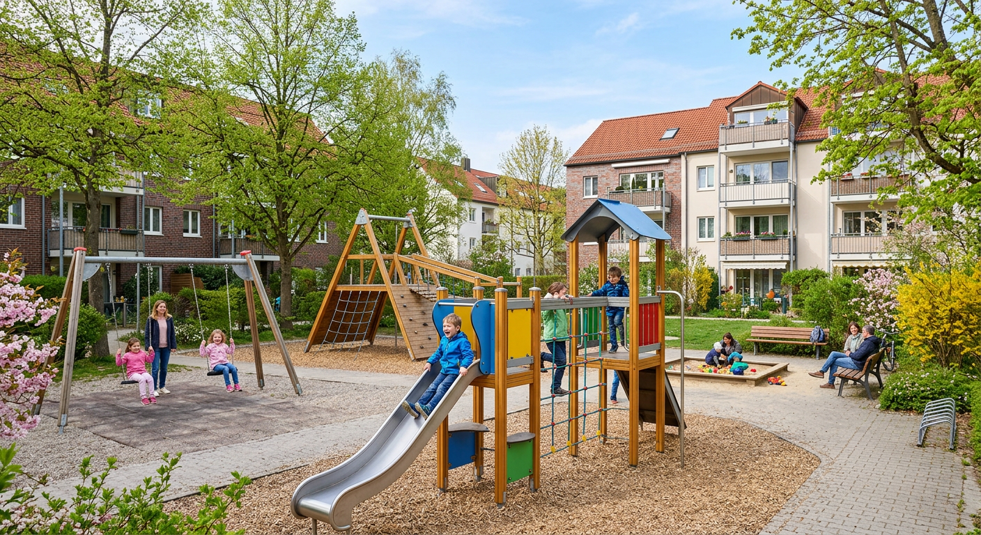 Spielplatz Wartung Pflege Wohnanlage Hausmeister